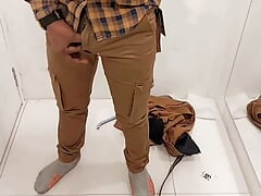 Pissing at public places and showing tiny dick at mall