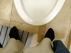 Bear pissing in the bathroom #13