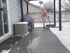 Micropenis Jeffery Heuett Shoveling Snow Naked