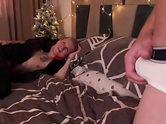 Twink made a New Year's wish - a big and thick dick in his ass - 570