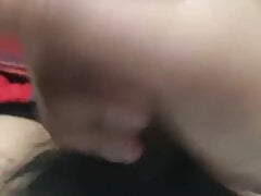Asian twink jerks off and cums