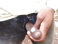 Hard Big Black Cock Handjob village caught video
