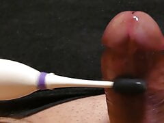 Precum and Handsfree Cum with electric Toothbrush (No Hand Cum)