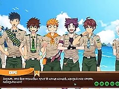 Game: Friends Camp, Episode 10 - Going to the beach (Russian voice acting)