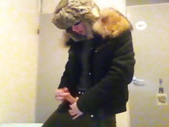 Me in Fur Hooded Jacket + Cumshot