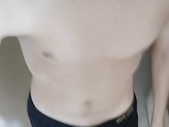 Flash my bick fat white cock from my pants