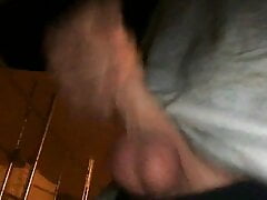 Caught jerking off in step dads car and outside at night