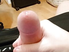 Fingering his cock with thoughts of deep blowjob from my cousin  #10
