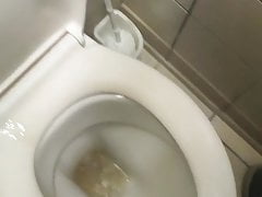 I cum in the toilets