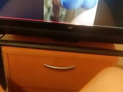 Looking videos from beautiful latina while jerking my cock