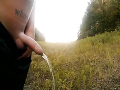 Pissing in nature
