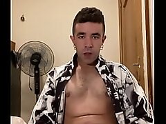 Twink in cam with big cock