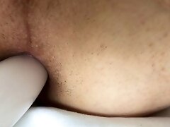 Femboy precums and cums hard solo