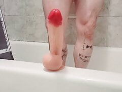 Clean boy shower  loving my feet and need YOU!