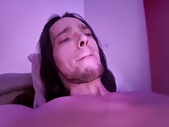 Male Masturbate Twink moaning with fleshlight dick pump toy sexy cumshot orgasm