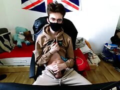 jerking off in webcam and cumming