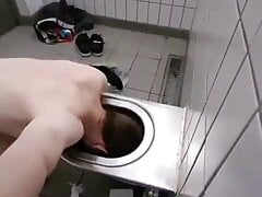 Twink fag licks multiple public toilets sissyfaggotbilly