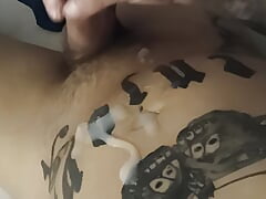 Cumshot of the Gifted Tattooed Teen