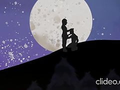 moonlight sucking anime