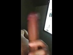 jerking off big cock on cam
