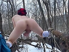Cumming In The Snow