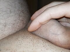 I massage my foreskin and push my finger deep into my penis - SoloXman