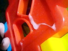 cum on Toy Made in the - Red, Blue &Yellow