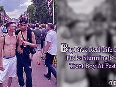 Big Dick REAL-life Twink FUCKS stunning 19yr British Trent boy@ festival