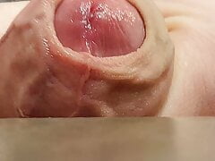 Close Up Cum Uncut Juicy Cock