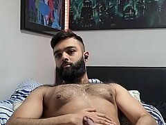 Jerking off with a buttplug and cumming HARD