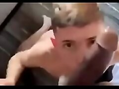 White twink sucking BBC like there is no tomorrow