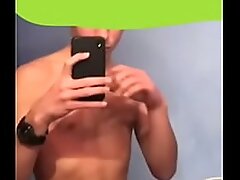 hot 18yo eats his own cum and loves it
