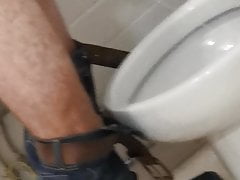 Public toilet piss