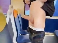 HOT German Boy Showing his hard cock to friend in Train