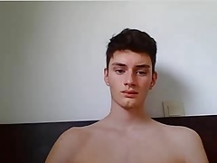 French Str8 Cutie Showing His Tight Asshole On Cam