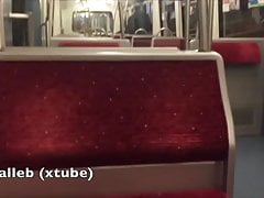 cumshot in the metro