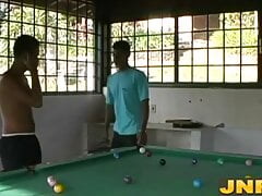 JNRC.fr - Two Latinos fuck by the pool