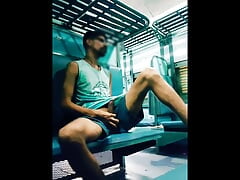 Indian railway train sexy nude men