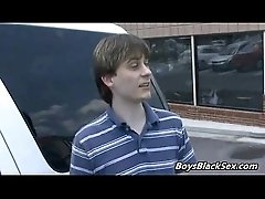 BlacksOnBoys - Interracial Bareback Hardcore Gay Fuck Video 12